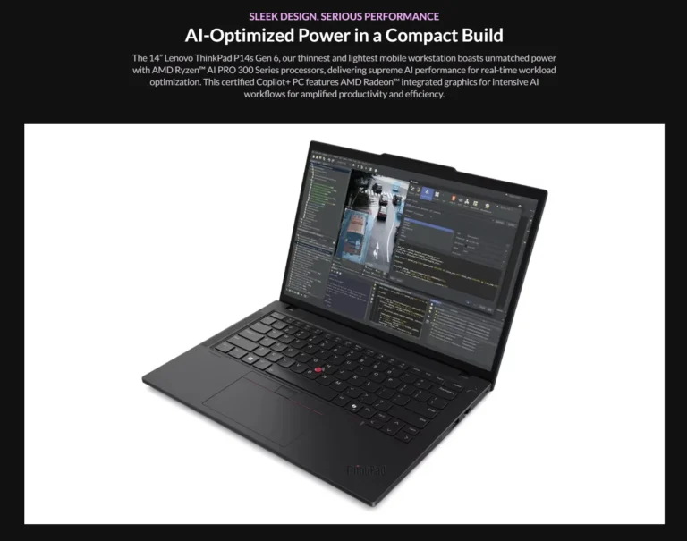 لينوفو ثينك باد P14s الجيل السادس AMD: هل هي أقوى تجربة متنقلة من Zen5؟