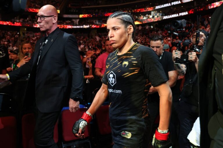 جوليانا بينيا تكشف عن “ال handicap major” لديها أمام كايلا هاريسون أثناء النزال UFC 316