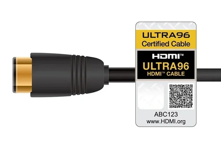 كابل HDMI 2.2 Ultra96: 96 جيجابت/ثانية، 16K بسرعة 60 هرتز وبروتوكول صوت LIP